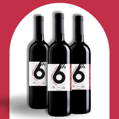 6Percent Merlot & Cabernet Sauv Mid-Strength Red Wine