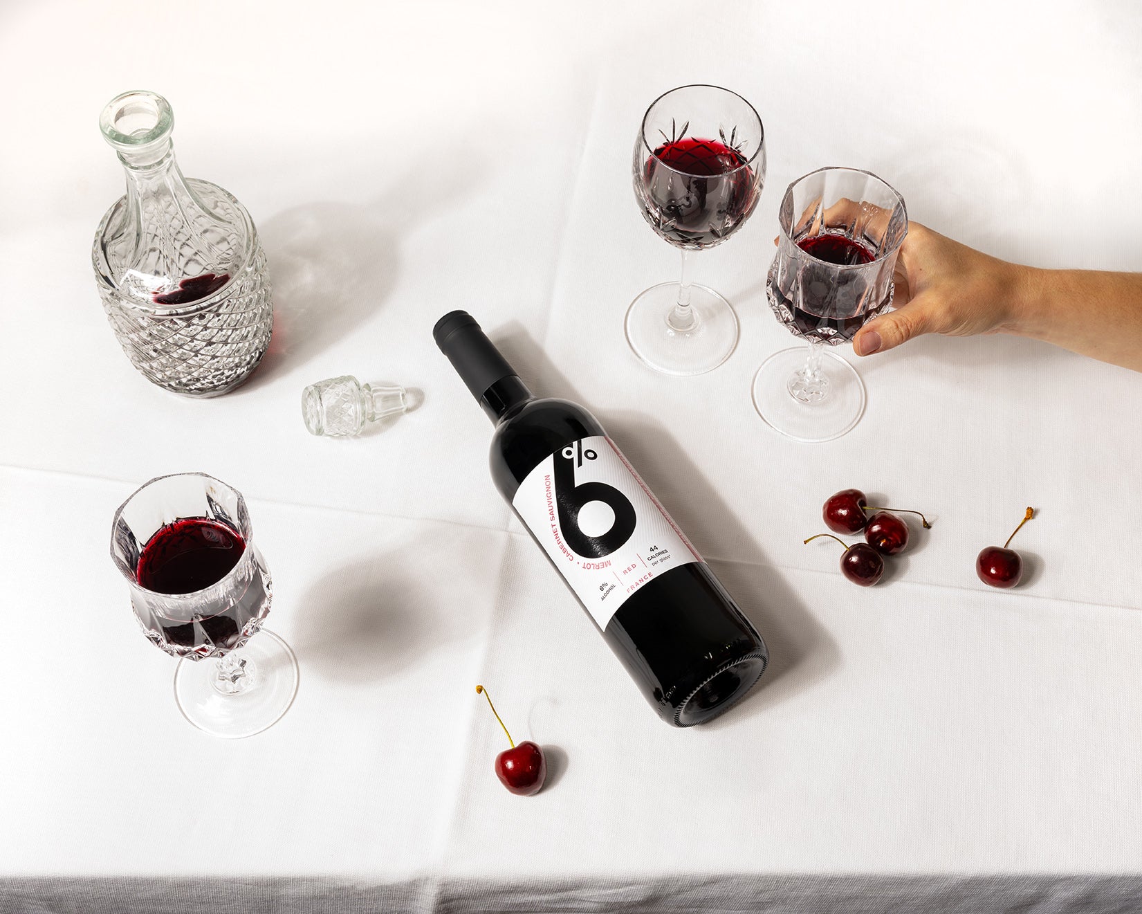 6Percent Merlot & Cabernet Sauv Mid-Strength Red Wine