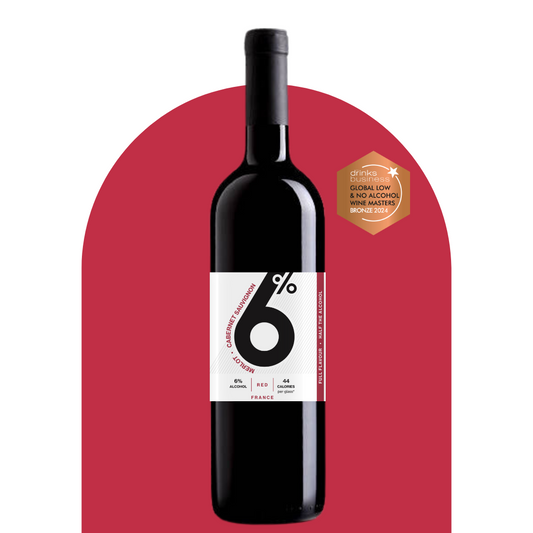6Percent Merlot & Cabernet Sauv Mid-Strength Red Wine